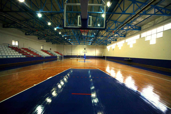 Çim Saha ve Kapalı Spor Salonu