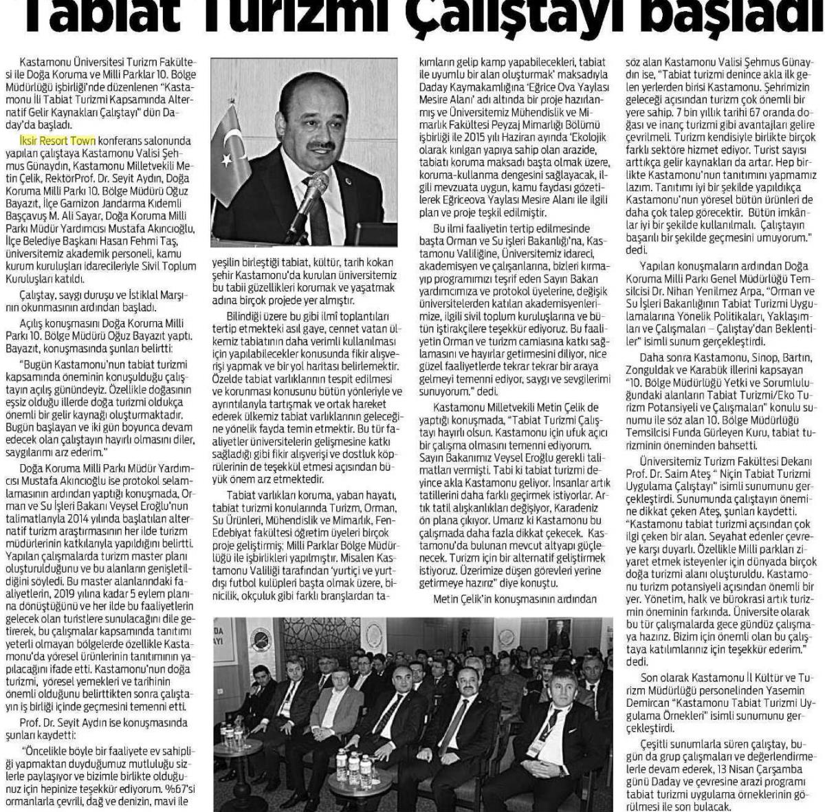 Kastamonu Gazetesi - 12 Nisan 2016